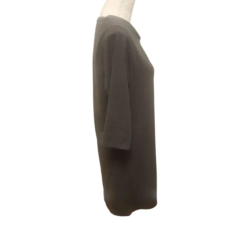 George Long Sleeve Dark Grey T-Shirt Dress UK 14 - Picture 3 of 6
